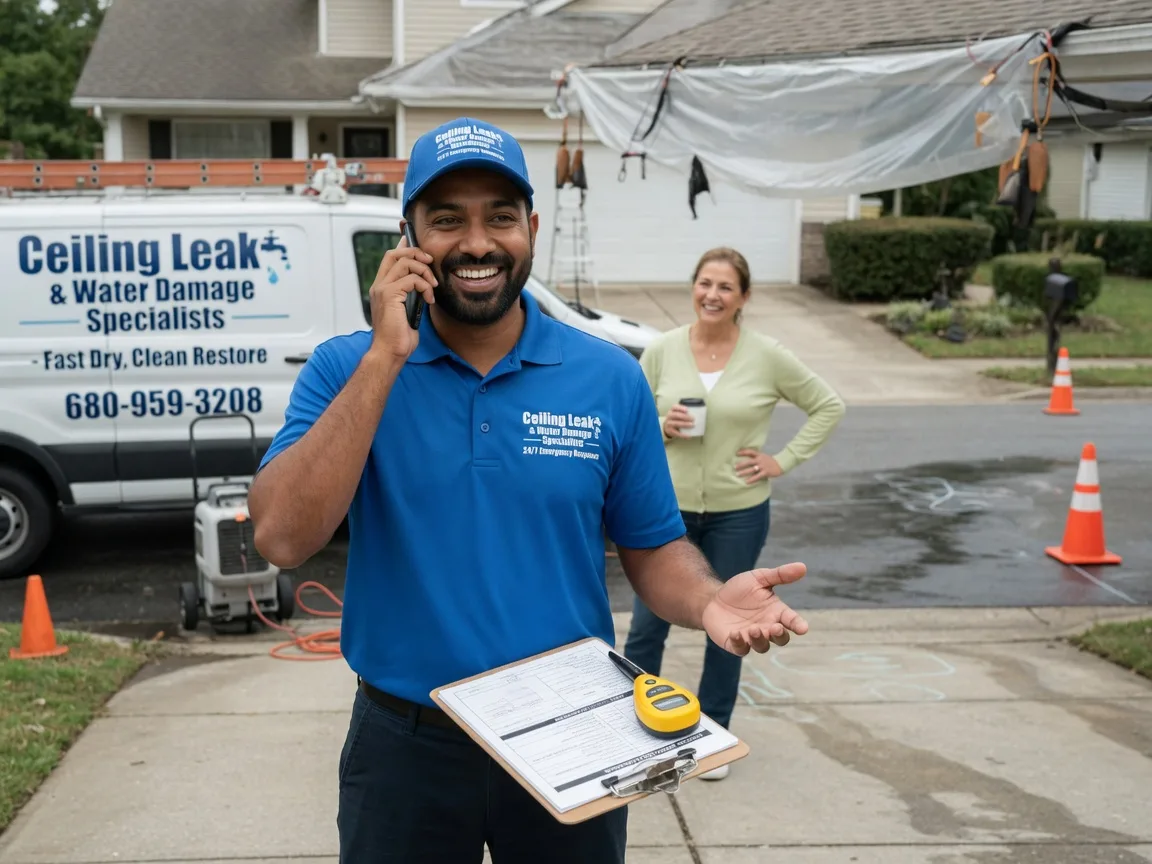 Ceiling Leak Cleanup Clarksville, AR FAQs